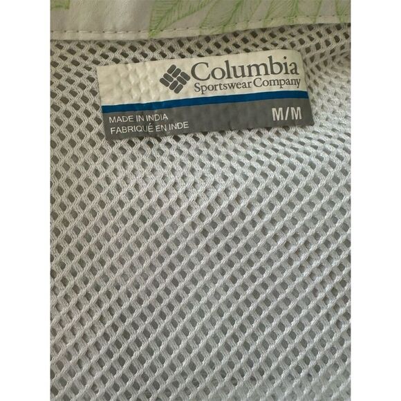Columbia Women's Floral Button-Up Fishing Shirt Green Size M - Picture 6 of 7